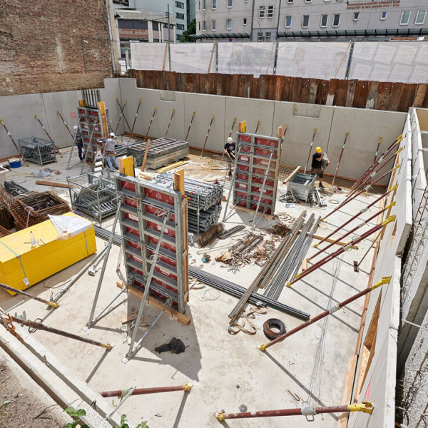 Kellergeschoss Parkfläche